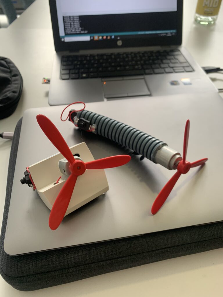 Kleine, selbstgebaute Ventilatoren